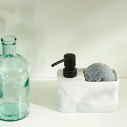 SHADOW Dispenser Sapone Con Spugna Nero, Bianco|CASA Clearance