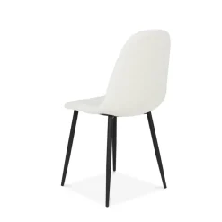 SILKE Sedia Sala Da Pranzo Bouclé|CASA Outlet