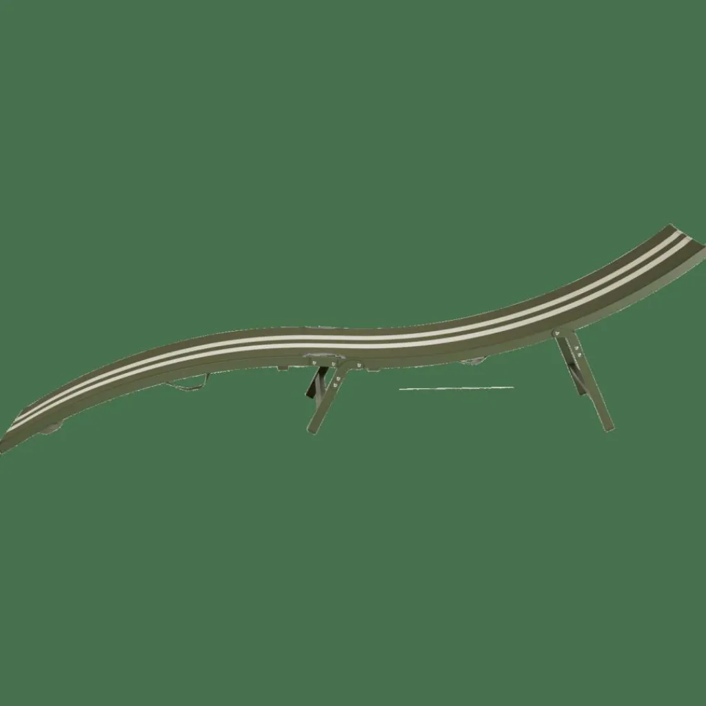 SILVES Lettino Set Di 2 Cachi A Righe|CASA New