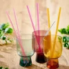 SLURP Set Di 6 Cannucce Riutilizzabili Mix Di 3 Colori Arancione, Viola, Rosa|CASA Online