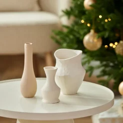 TOLEDO Vaso TOLEDO VASO CREMA 12 CM Crema|CASA Outlet