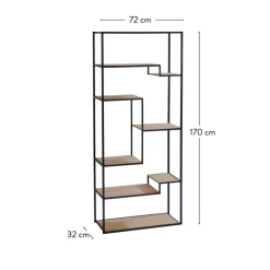 TRAPP Scaffale Da Parete Marrone|CASA New