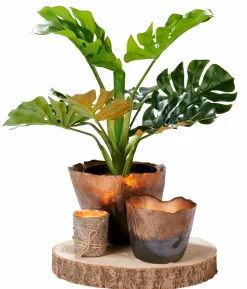 TWIST Candele Intrecciate Set Di 4 Verde|CASA New