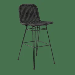 VIENNA Sedia Da Bar Nero|CASA Online