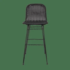 VIENNA Sedia Da Bar Nero|CASA Online