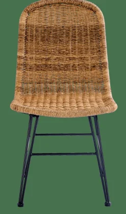 VIENNA Sedia Da Tavolo Nero, Naturale|CASA Discount