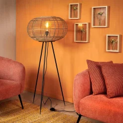 ZANZI Lampada Da Pavimento E27 Naturale|CASA Clearance