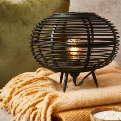 ZANZI Lampada Da Tavolo E27 Nero|CASA Clearance